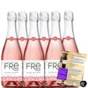 Sutter Home Fre Sparkling Rosé Non-Alcoholic Wine, Experience Bundle with ChromaCast Pop Socket, Seasonal Wine Pairings & Recipes, 750ML - GoDpsMusic