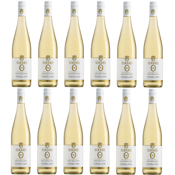 Giesen Non-Alcoholic Riesling - Premium Dealcoholized White Wine from New Zealand | 12 PACK - GoDpsMusic