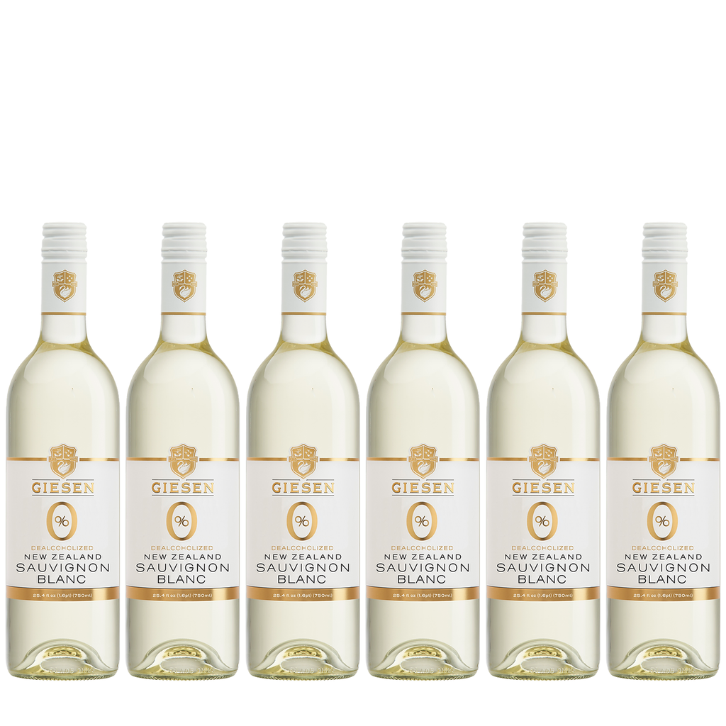 Giesen Non-Alcoholic Sauvignon Blanc - Premium Dealcoholized White Wine from New Zealand | 6 PACK - GoDpsMusic
