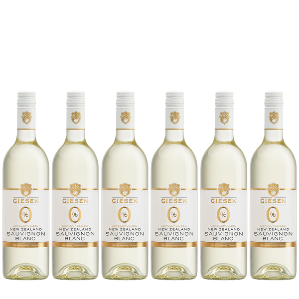Giesen Non-Alcoholic Sauvignon Blanc - Premium Dealcoholized White Wine from New Zealand | 6 PACK - GoDpsMusic