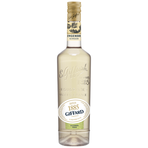 Giffard Depuis 1885 Ginger Alcohol-Free Liqueur Syrup - Made in France, 700ml Bottles, Perfect for Spritzers, Mixed Drinks - GoDpsMusic