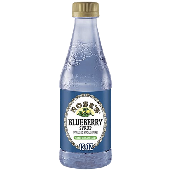 Rose’s Sweetened Blueberry Syrup 12 OZ Bottle, | Perfect for Cocktails, Beverages, and Mixers - GoDpsMusic