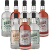 Dhōs Handcrafted Non-Alcoholic Mixed Packs - Keto-Friendly, Zero Sugar, Zero Calories, Zero Proof - 750 ML - Perfect for Mocktails - Made in USA - GoDpsMusic