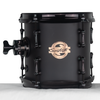 Sawtooth Hickory Series Concert Toms, 6" x 8" & 8" x 8" Matched Pair, Dual-Head Design, 6-Ply Hickory Shells, 3.2 mm Triple-Flange Hoops, Black Nickel Hardware, Chocolate Satin Finish