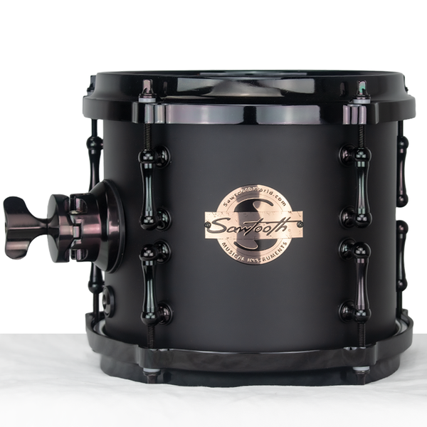 Sawtooth Hickory Series Tom Drum 8" x 7", Satin Dark Chocolate