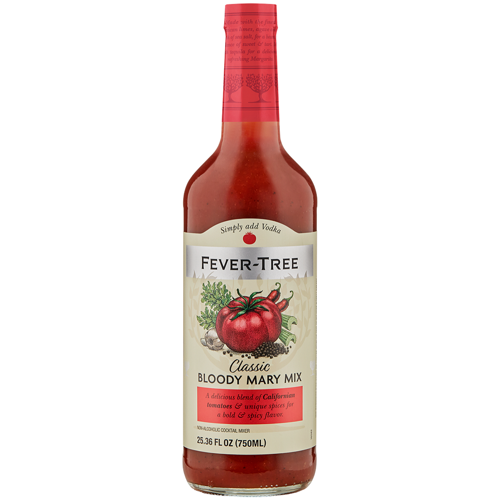 Fever Tree Classic Bloody Mary Mix - Premium Quality Mixer - Refreshing Beverage for Cocktails & Mocktails 750ml Bottles - GoDpsMusic