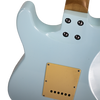 Sawtooth ES Alder Series Electric Guitar, Ice Blue w Vintage Pickguard