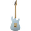 Sawtooth ES Alder Series Left-Handed Electric Guitar, Ice Blue with Vintage Pickguard
