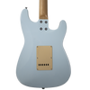 Sawtooth ES Alder Series Left-Handed Electric Guitar, Ice Blue with Vintage Pickguard