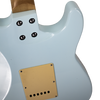 Sawtooth ES Alder Series Left-Handed Electric Guitar, Ice Blue with Vintage Pickguard