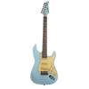 Sawtooth ES Alder Series Electric Guitar, Ice Blue w Vintage Pickguard
