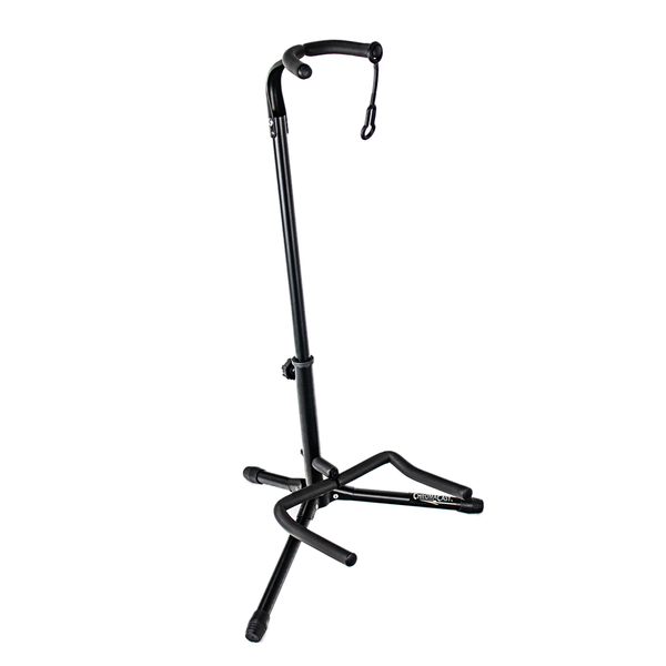 ChromaCast 25.5" to 30" Adjustable Upright Guitar Stand, Extended Height - Fits Acoustic, Electric & Bass Guitars - GoDpsMusic