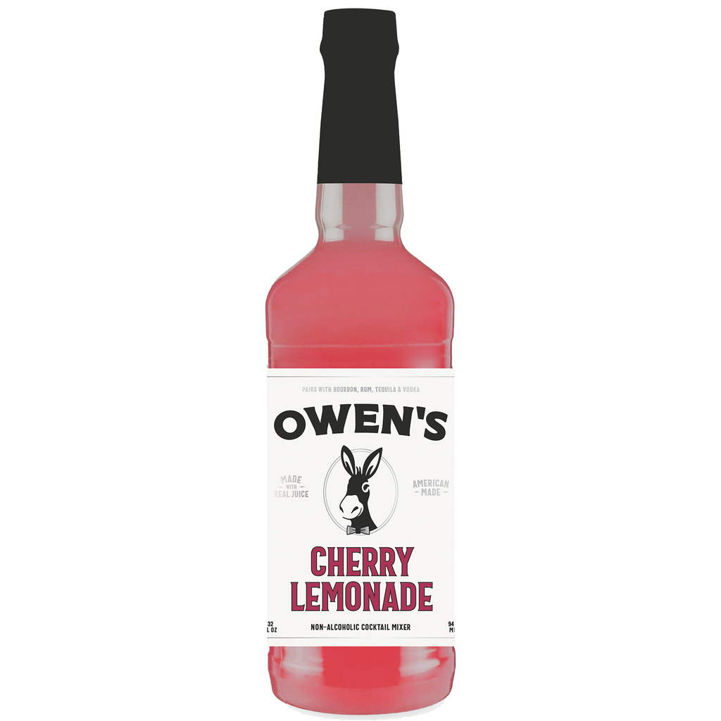 Owen’s Craft Mixers Live Nation Exclusive Cherry Lemonade | Handcrafted in USA | Premium Ingredients | Vegan & Gluten-Free Soda Mocktail & Cocktail Mixer - GoDpsMusic