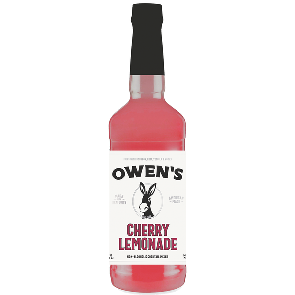 Owen’s Craft Mixers Live Nation Exclusive Cherry Lemonade | Handcrafted in USA | Premium Ingredients | Vegan & Gluten-Free Soda Mocktail & Cocktail Mixer - GoDpsMusic