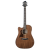 Sawtooth Mahogany Series Left-Handed Dreadnought Cutaway Acoustic Electric Guitar with Mahogany Back and Sides