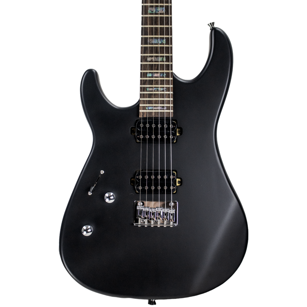 Sawtooth ST-M24 Alder Wood Electric Guitar Left-Handed Satin Black
