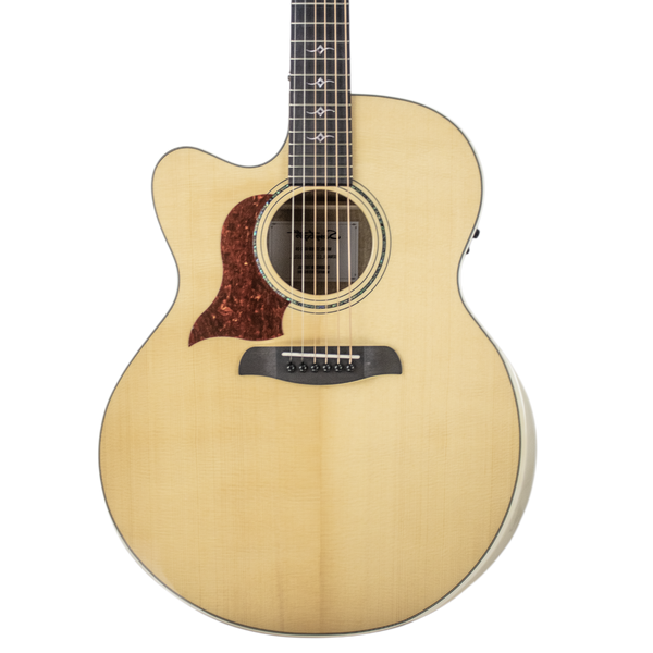 Sawtooth Myrtlewood Jumbo Cutaway 24 Fret Left Handed Acoustic Electric Guitar