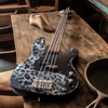 Sawtooth Johnny Martin Signature Leopard Skin Electric Bass Guitar