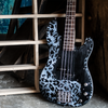 Sawtooth Johnny Martin Signature Leopard Skin Electric Bass Guitar