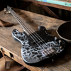 Sawtooth Johnny Martin Signature Leopard Skin Electric Bass Guitar