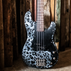 Sawtooth Johnny Martin Signature Leopard Skin Electric Bass Guitar