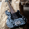 Sawtooth Johnny Martin Signature Leopard Skin Electric Bass Guitar
