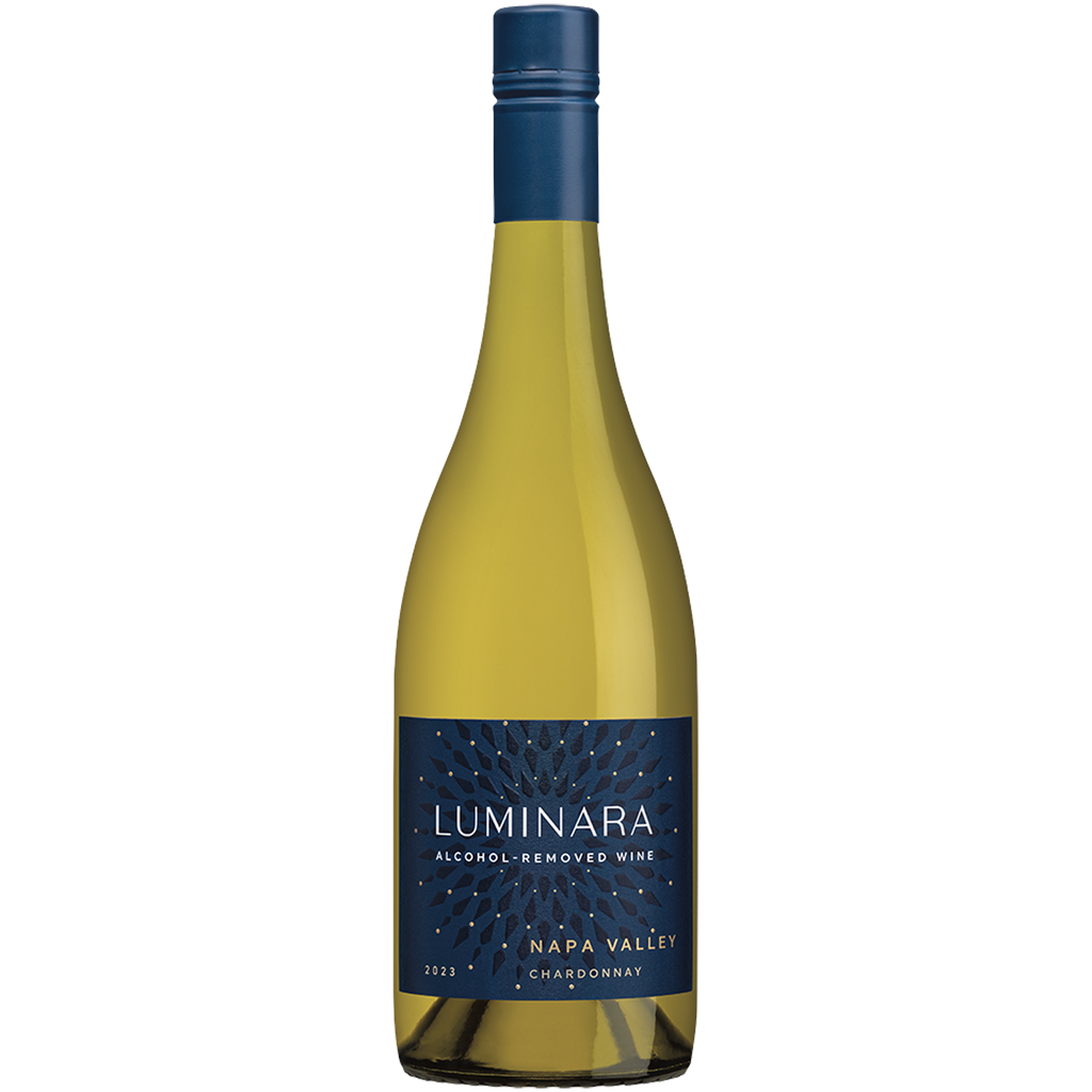 Luminara Alcohol-Removed Chardonnay – Premium Non-Alcoholic White Wine from Napa Valley – 750ml Bottle