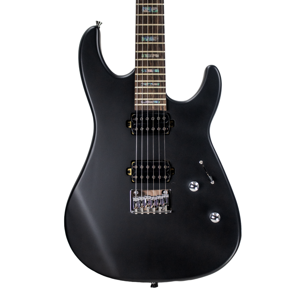 Sawtooth ST-M24 Alder Wood Electric Guitar, Satin Black