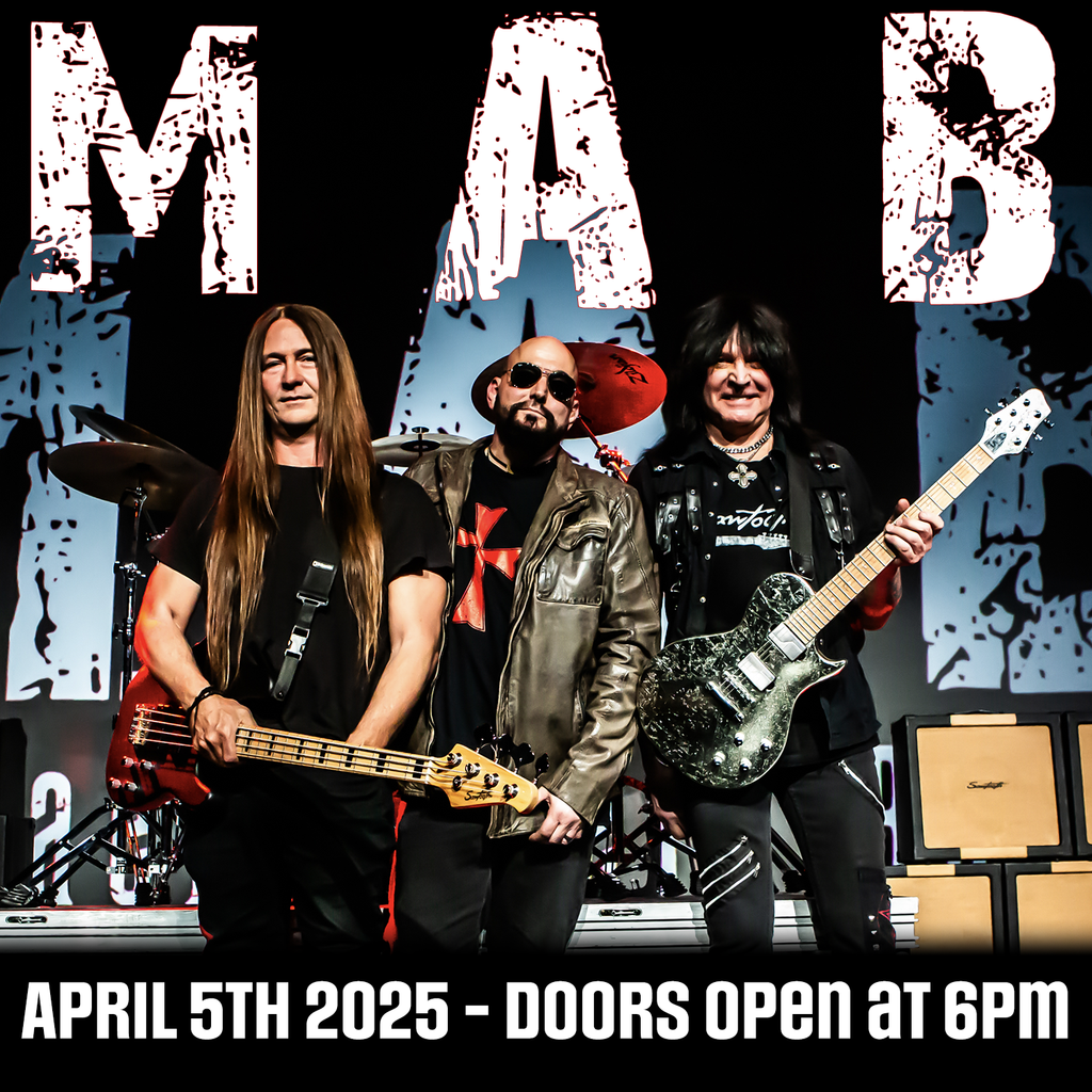 M.A.B. (Michael Angelo Batio) General Admission Ticket, April 5th 2025, at the Three Clubs, Hollywood California. 7PM Show, Doors open at 6PM