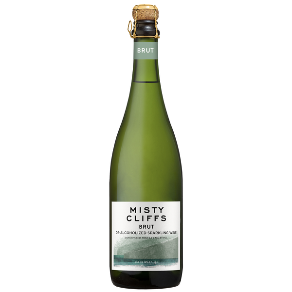 Misty Cliffs Non-Alcoholic Sparkling Brut - Premium Dealcoholized Sparkling Wine from Stellenbosch, South Africa - GoDpsMusic