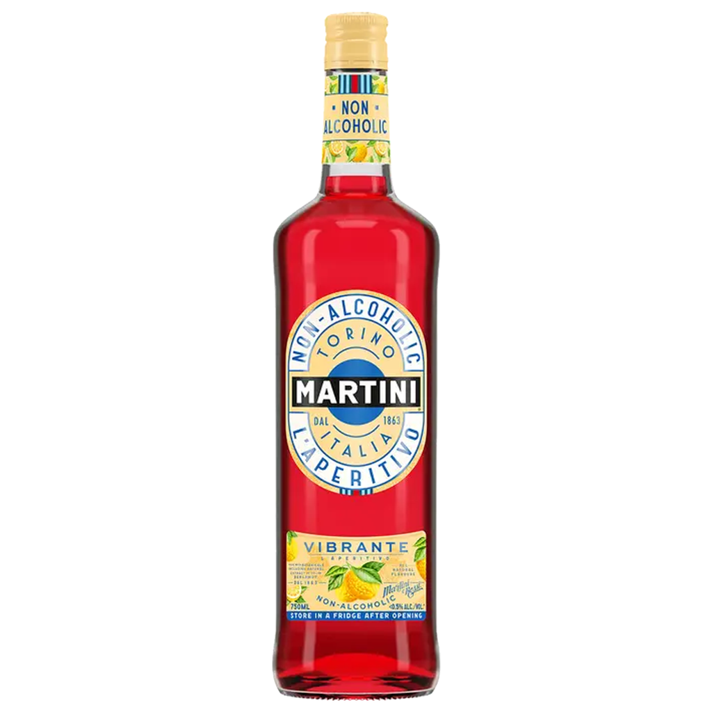 Martini & Rossi Vibrante Non-Alcoholic Aperitivo Alcohol Free Drink Orange Aperitif Made in Italy - GoDpsMusic