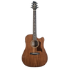 Sawtooth Mahogany Series Dreadnought Cutaway Acoustic Electric Guitar with Mahogany Back and Sides