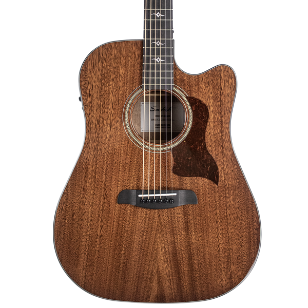 Sawtooth Mahogany Series Dreadnought Cutaway Acoustic Electric Guitar with Mahogany Back and Sides