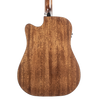 Sawtooth Mahogany Series Dreadnought Cutaway Acoustic Electric Guitar with Mahogany Back and Sides
