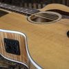 Sawtooth Solid Spruce Top Left-Handed Jumbo Cutaway 12 String Acoustic Electric Guitar with Flame Maple Back and Sides - GoDpsMusic