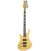 Sawtooth Mod24 Series Left Handed Natural Flame Maple 24 Fret Electric Bass Guitar w Fishman Fluence Pickups and Padded Gig Bag - GoDpsMusic