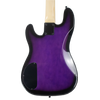 Sawtooth EP Series Electric Bass Guitar with Gig Bag & Accessories, Trans Purple