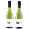 Good Twin Non-Alcoholic Sparkling Wine - Verdejo Made in Spain - Vegan, All-Natural Dealcoholized Cava Champagne Style Wines - GoDpsMusic