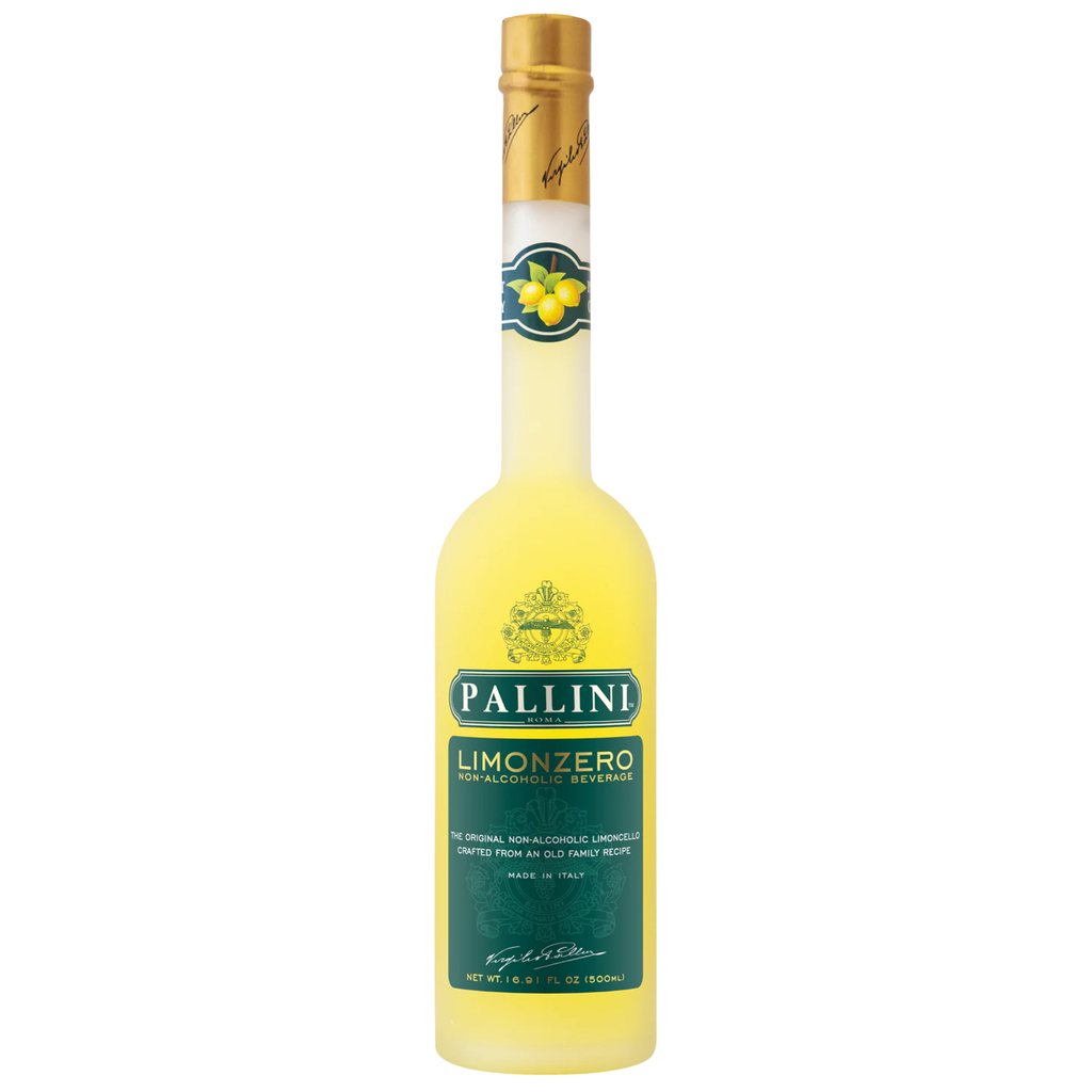 Pallini Limonzero Non-Alcoholic Limoncello Gluten Free Vegan 500ml Zero Alcohol from Italy - GoDpsMusic
