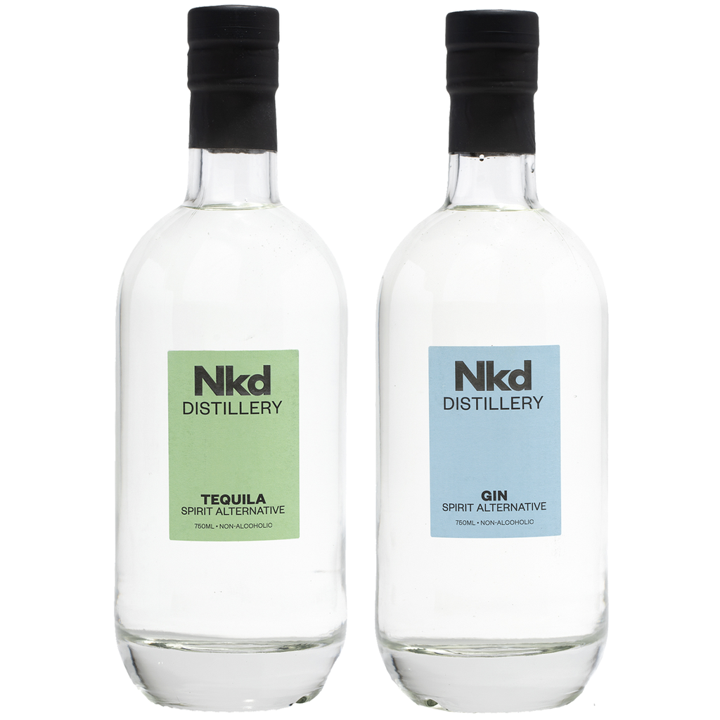 Nkd Distillery Tequila, Gin Mixed Packs Premium Non-Alcoholic Spirit - Zero Alcohol -  Alcohol Free Substitute - GoDpsMusic