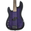 Sawtooth Left-Handed EP Series Electric Bass Guitar with Accessories, Transparent Purple
