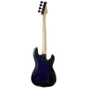 Sawtooth Left-Handed EP Series Electric Bass Guitar with Accessories, Transparent Purple