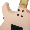 Sawtooth ES Alder Series Electric Guitar, Barely Pink w Black Pickguard