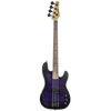 Sawtooth EP Series Alder Electric Bass Guitar, Trans Purple