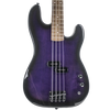 Sawtooth EP Series Alder Electric Bass Guitar, Trans Purple