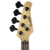 Sawtooth EP Series Alder Electric Bass Guitar, Trans Purple