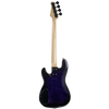 Sawtooth EP Series Alder Electric Bass Guitar, Trans Purple