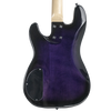 Sawtooth EP Series Alder Electric Bass Guitar, Trans Purple