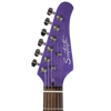 Sawtooth ET Alder Series Electric Guitar, Purple Sparkle with Matte Black Pickguard