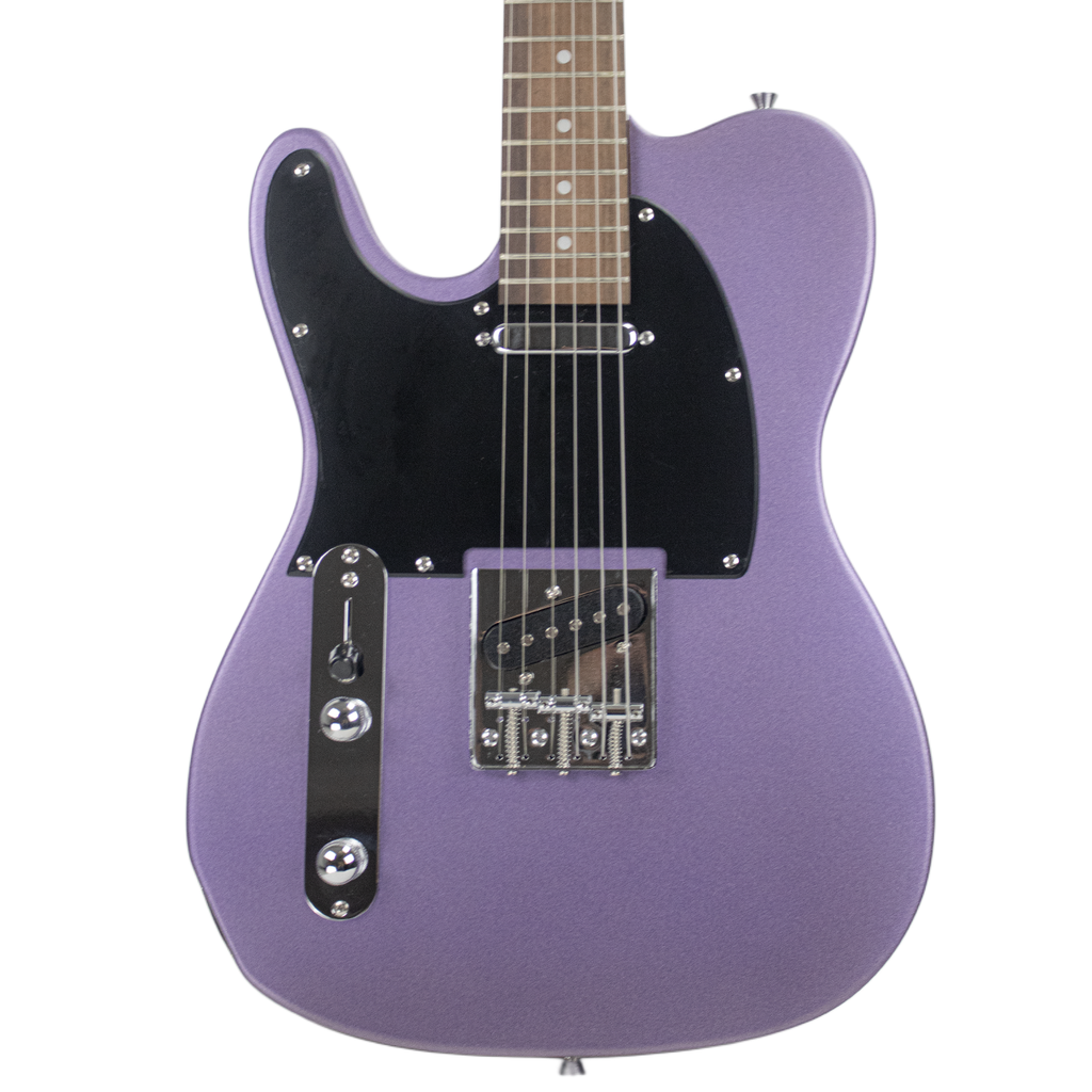 Sawtooth ET Alder Series Left-Handed Electric Guitar, Purple Sparkle with Matte Black Pickguard
